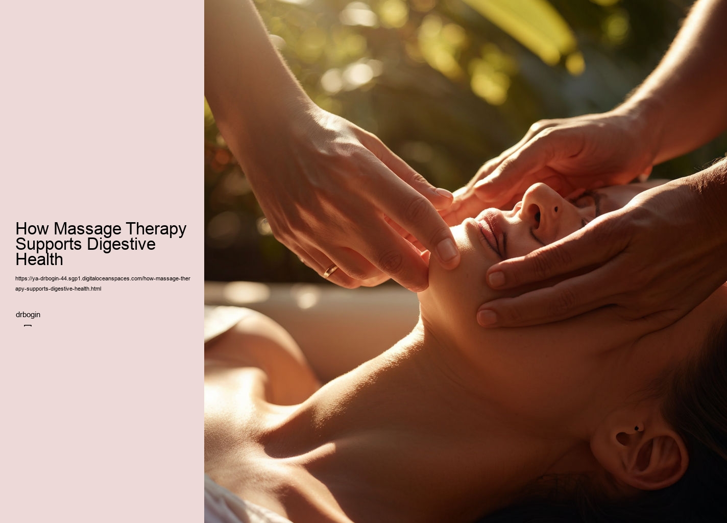 How Massage Therapy Supports Digestive Health